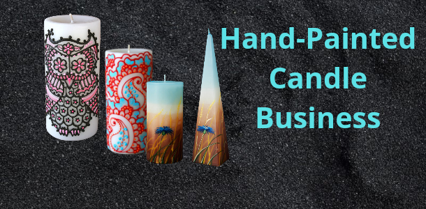 Hand-Painted Candle Business